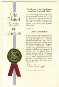 Escozine™ Patent